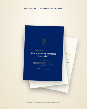 E-book zdarma Čo ti tvoj dátum narodenia nepovedal